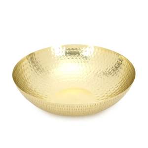 Elegante tazón de servir de latón vintage hecho a mano para eventos gastronómicos de alta gama, decoración del hogar y servicios de catering. - Product Image 5