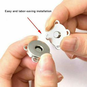 10Mm Mận Nút Từ Kim Loại Brass Tay Khâu Từ Nữ Nút Dệt Phụ Kiện Quần Áo Phụ Kiện - Product Image 2