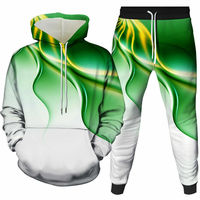 Conjunto Deportivo de Maternidad para Hombre, 100% Algodón, Sudadera con Capucha y Pantalones Transpirables, Antiestáticos, para Gimnasio y Fitness, Estampados, Otoño