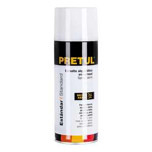 Pretul 400Ml <b>Matte</b> <b>White</b> Aerosol Spray <b>Paint</b> Acrylic Resin Liquid Coating for Furniture Plastic Boat Applications Standard Grade - Product Image 1