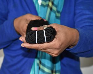 Extensions de cheveux humains vierges non traités 100% naturels pour femmes noires jeunes, ondulés soyeux, naturels, en vrac, cheveux humains vietnamiens - Product Image 5