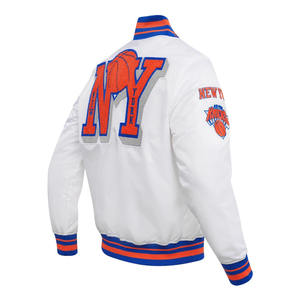 Vestes de baseball personnalisées pour hommes, style Letterman, chaudes, à capuche, col montant, broderie sur le devant, pour l'hiver - Product Image 3