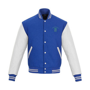 Vêtements d'hiver confortables et chauds pour hommes, veste d'hiver coupe-vent respirante, veste en cuir à manches longues pour hommes, veste de baseball à prix raisonnable - Product Image 1