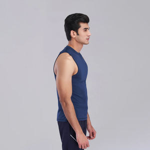 Nouveau élégant et à la mode hommes débardeurs coton haut sans manches bas prix tissu respirant de haute qualité pour hommes débardeur - Product Image 4