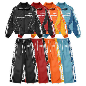 Chaqueta Cortavientos Personalizada de Alta Gama, Conjuntos Deportivos al por Mayor para Hombre, con Cierre, de Dos Piezas, Forro Polar de Algodón para Invierno, Estilo Urbano para Exteriores - Product Image 4