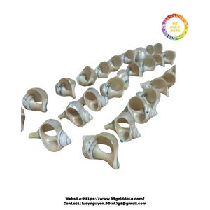 Servilleteros de concha de mar natural duraderos y elegantes para restaurantes, centros turísticos y eventos de boda - Product Image 6