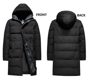 Chaqueta de bombardero formal con capucha recubierta personalizada de alta calidad impermeable a prueba de viento Unisex - Product Image 1