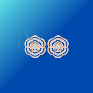 Precio al por mayor, joyería fina de alta calidad, pendientes de diamantes de moissanita de Plata de Ley 925, pendiente de tuerca de corte princesa - Product Image 1