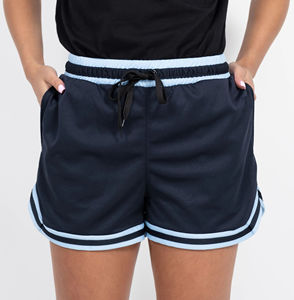 Custom Sporty Men <b>Women</b> <b>Basketball</b> <b>Shorts</b> Plain Dyed Breathable Mesh Double Layer Drawstring Training <b>Basketball</b> <b>Shorts</b> - Product Image 2