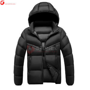 Chaqueta Acolchada para Hombre con Capucha y Cremallera, Informal, de Alta Calidad, al Mejor Precio, al por Mayor, Cortavientos, Ecológica, para Invierno - Product Image 1