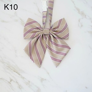 38cm * 5cm couleur unie enfants étudiante paresseux cravates rouge blanc Graffiti rayé cravate cravates 100% soie école uniforme cravate - Product Image 3