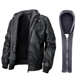 Venta al por mayor de alta calidad personalizada de manga larga ropa de moda para hombres hermandades chaqueta de cuero genuino de la Universidad - Product Image 4