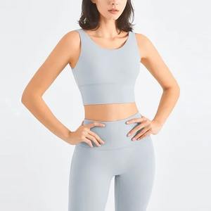 Vêtements de yoga personnalisés pour femmes à forte demande Vêtements de sport 2 pièces pour le fitness Soutien-gorge de sport Ensemble de vêtements de sport taille haute - Product Image 5
