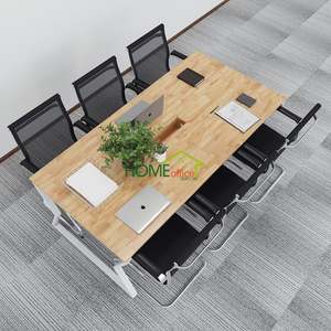MDF Modern <b>Office</b> Conference <b>Table</b> with Adjustable Design for Hotel/Meeting Rooms (200x100) - Product Image 2