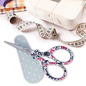 Ciseaux de ménage professionnels personnalisés de bonne qualité Mini ciseaux à coudre enduits personnalisés Ciseaux brodés - Product Image 4