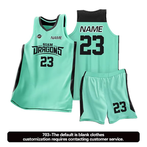 ชุดกีฬาสำหรับเด็กชุดบาสเก็ตบอลชุดกีฬาของทีมพิมพ์ชื่อโลโก้ตามสั่ง - Product Image 3