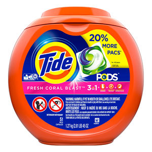 Tide Pods Clean Boost 14ct Detergente de cápsula eficaz que combina la eliminación de manchas con la defensa del olor para la ropa - Product Image 6