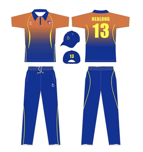 Maillot de cricket conçu sur mesure avec motif en ligne et option de taille pour les uniformes d'équipe de cricket - Product Image 3