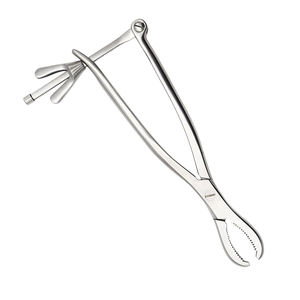 Fórceps de sujeción de hueso de acero y metal de mordaza ajustable de 10 pulgadas con acabado Dall Fuente de alimentación manual Tarifa al por mayor - Product Image 3