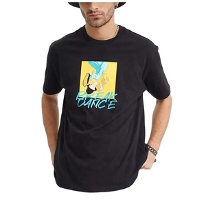 Camisetas de Manga Corta para Hombre, Estilo Casual, Personalizadas al por Mayor, 100% Algodón, Impresión Serigráfica Frontal, Corte Holgado, Ecológicas, de Secado Rápido - Product Image 1