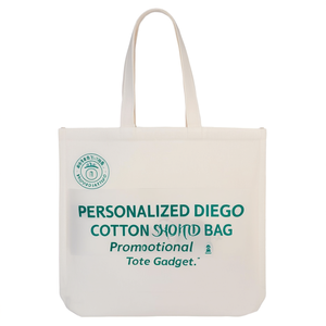 Sac de shopping en coton Diego personnalisé, sac fourre-tout promotionnel, gadget - Product Image 3
