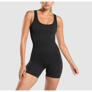 ชุดจั๊มสูทแขนกุดสำหรับผู้หญิงชุดใส่ออกกำลังกายเล่นกีฬาโยคะ - Product Image 1