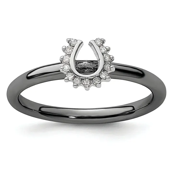 Женское круглое кольцо с муассанитом из стерлингового серебра, с подковой и 925, обручальное кольцо с родиевым покрытием
