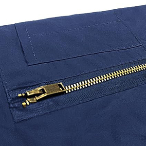 Vente en gros OEM blouson aviateur à manches longues décontracté épais en polyester de haute qualité avec point de diamant à l'intérieur pour hommes - Product Image 5