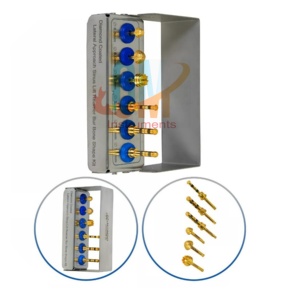 OMI Healthcare Supply - Fresa de Acero Inoxidable Dorado Diamantado con Certificación CE de Alta Calidad para Abordaje Lateral, Forma Ósea Dental - Product Image 3