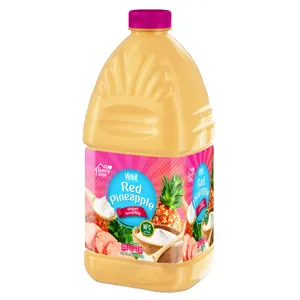 67.6 floz VINUT Rosso Ananas Succo di Frutta con Yogurt frullato (dimensione della Famiglia)
