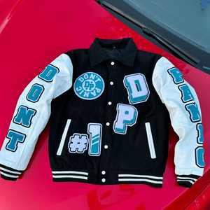 Chaqueta Universitaria de Béisbol Personalizada para Hombre, Estilo Bomber, Bordado Chenille de Alta Calidad, Modelo 2025 - Product Image 5