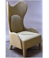 Canapé d'angle convertible de luxe moderne avec structure en bois massif, rembourrage en mousse et coussins en tissu pliables, écologique pour l'école