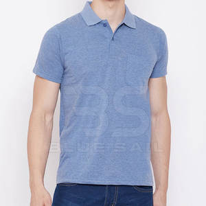 T-shirt polo durable pour hommes 100% coton avec tissu respirant pour uniforme d'équipe sportive et usage quotidien T-shirt polo pour hommes en gros - Product Image 1