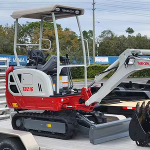2023 Mini pelles Takeuchi TB216 avec pompe d'utilisation de tracteur de jardin de boîte de vitesses de moteur et roulement comme composants de base - Product Image 3