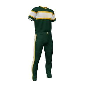 Ensembles de pantalons en jersey respirant à séchage rapide et imprimé sur mesure, vente en gros d'uniformes de baseball et softball d'université, numéro de nom de l'équipe - Product Image 5