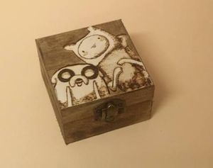 SMART DESGIAN BOIS NATUREL Boîte à épices de table en bois imprimée de qualité supérieure avec compartiments séparés pour épices et" - Product Image 4