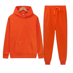 Survêtement d'hiver personnalisé pour homme, épais, à capuche, imprimé, de compression, ensemble de course, vente en gros, tenue décontractée - Product Image 6