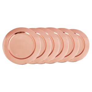 Elegante Placa de cargador seguro para alimentos de Metal dorado, vajilla de forma redonda, Platos y platos para el hogar y la decoración de la Mesa de la cena de la boda - Product Image 3