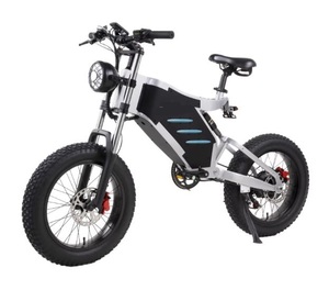 Bicicleta Eléctrica con Marco de Aluminio, Batería de 48V 25Ah, Motor de 1000W, Llantas de 20 Pulgadas, Alcance de 50 a 60 km, Carga Máxima de 200 kg - Product Image 3