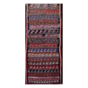 พรมคิลิมวินเทจแท้ งานถักมือ ยี่ห้อวัน ออฟ เดอะ ไคนด์ ซานันดาจ ขนาด 9'0 x 4'2 - Product Image 1