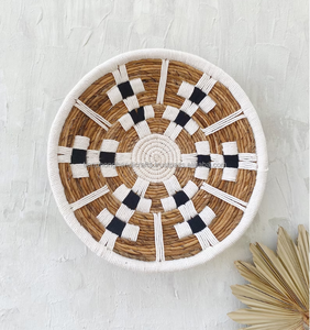 Cesta decorativa de macramé para colgar en la pared, cesta de mimbre de 35cm de diámetro, para año nuevo, venta al por mayor - Product Image 1