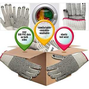 Guantes de Piel de Vaca Unisex, Guantes de Trabajo de Cuero Puro para Conductor - Product Image 4