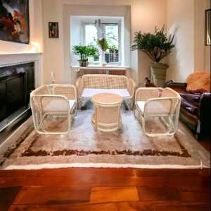 Precio directo de fábrica, recién llegado, conjunto de muebles de mimbre para exteriores de lujo moderno, sillas de mimbre, muebles de ocio para jardín - Product Image 5