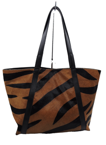 Sac fourre-tout en cuir souple pour femmes organisateur grand sac à bandoulière de rangement cahiers fermeture à bouton Style ouvert Polyester Logo à usage quotidien - Product Image 4