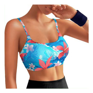 Sujetador deportivo para mujer sublimado con corsé de Fitness de gimnasio sin costuras, sujetadores superiores, camisetas sin mangas de Yoga, ropa deportiva de gimnasio para correr - Product Image 3