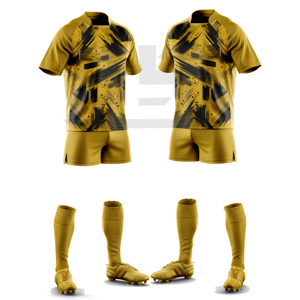 Uniforme d'équipe de rugby professionnel, maillot personnalisé, shorts respirants, séchage rapide, vêtements de sport performants, 100% polyester, antibactérien - Product Image 5