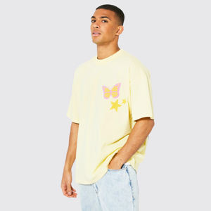 เสื้อยืดฟิตเนสแขนสั้นสำหรับผู้ชายพิมพ์ลายเองโพลีเอสเตอร์/ ผ้าฝ้าย - Product Image 5