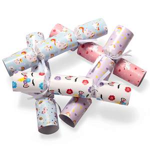 Lot de 10 cadeaux de fête sans clip avec un jouet sur le thème de la <span class=keywords><strong>licorne</strong></span>, du papier farceur et un chapeau de fête à l'intérieur pour les enfants, coffret cadeau d'anniversaire sur le thème de la <span class=keywords><strong>licorne</strong></span> - Product Image 6