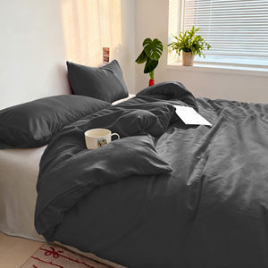 Ensemble de housse de couette avec taie d'oreiller 100% polyester, tailles 50x75cm - pour lit - Product Image 1
