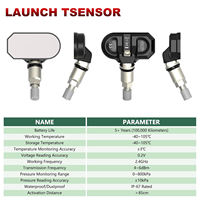 LAUNCH TSENSOR-B TPMS Capteur de pression des pneus Système de surveillance de la pression des pneus de voiture pour Tesla Model 3/Y/S/X Capteurs TPMS sans fil
